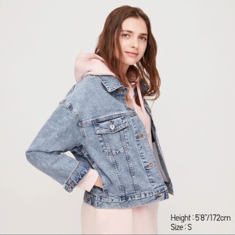 NWT Oversized Denim Jacket, XS